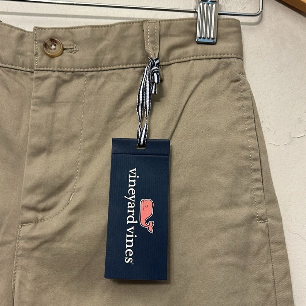 Vineyard Vines khaki cotton club unisex pant Size 10 New - Picture 8 of 9